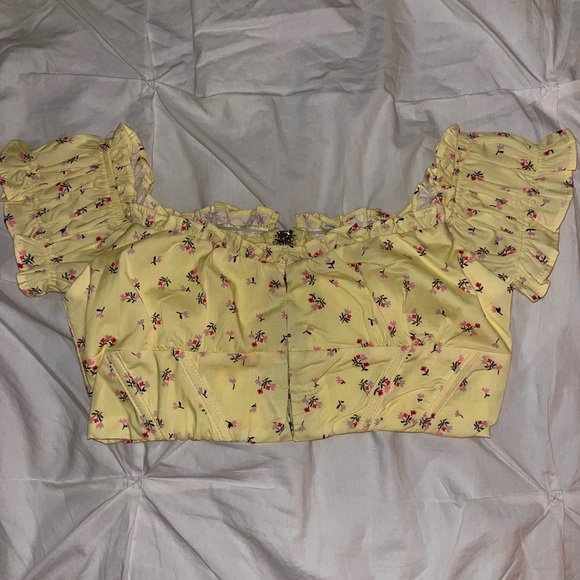 White Fox Boutique Corset Top - Picture 1 of 4